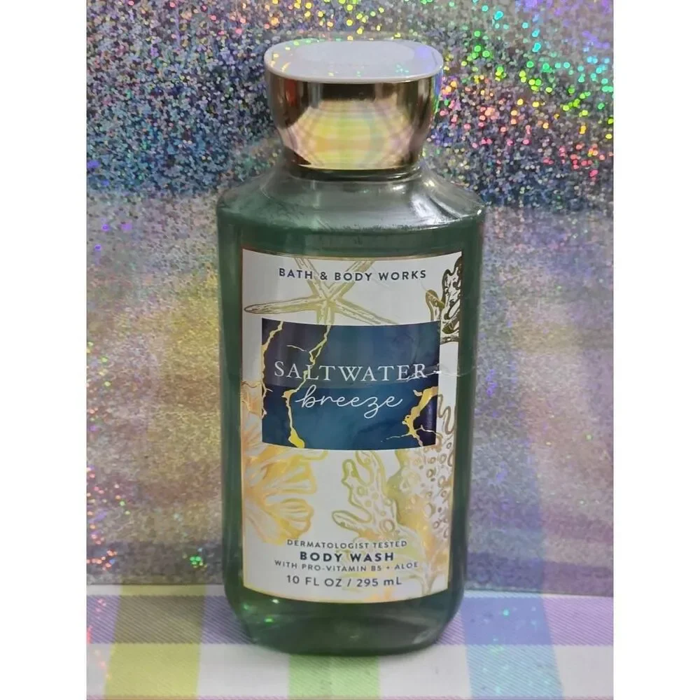 Bath-body-works Blue and Gold Bath-and-body